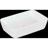 Villeroy & Boch VB Aufsatzwaschbecken Architectura 600x 405mm re-eckig m. ÜL. Weiß Alpin cplus