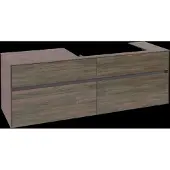 Villeroy & Boch V&B Waschtischunterschrank Collaro 160x54,8x50cm, WT rechts, arizona oak