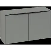 Villeroy & Boch Subway 3.0 Sideboard, 2 Türen, 728x423x256mm, C60001AF, Farbe: Front/Korpus: Soft Green, Griff: Volcano Black