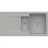 Villeroy & Boch Keramikspüle 33372FKD, Siluet 60 R flat Flächenbündige Spüle - inkl.