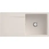 Villeroy & Boch Keramikspüle 33361FKR, Siluet 60 flat Flächenbündige Spüle - inkl.