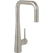 Villeroy & Boch Armatur Wasserhahn Konic 928600LC Edelstahl massiv Hochdruck Ausziehbare Brause - inkl.