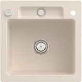 Villeroy & Boch Keramikspüle 334502FU, Siluet 50 S Einbauspüle - inkl.