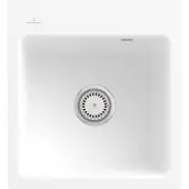 Villeroy & Boch Keramikspüle 67811FRW, Subway 45 XS flat Flächenbündige Spüle - inkl.