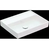 Villeroy & Boch Collaro Waschtisch, ohne Hahnloch, ohne Überlauf, 550x440mm, 4A3358RW, Farbe: Stone White CeramicPlus
