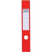 Durable Ordnerrückenschilder Ordofix, Rückenbreite 60 mm, selbstklebend, 10 Stück, rot
