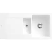 Villeroy & Boch Keramikspüle 333701R1, Siluet 60 R Einbauspüle - inkl.