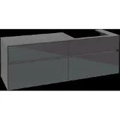 Villeroy & Boch V&B Waschtischunterschrank Collaro 160x54,8x50cm, WT rechts, glossy grey