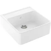 Villeroy & Boch Spülstein Einzelbecken in Weiß Alpin CeramicPlus
