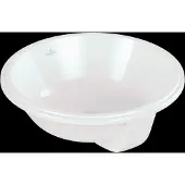 Villeroy & Boch Architectura Onderbouwwastafel Rond zonder kraangat 46x46x17,5 cm Alpin Wit