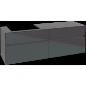 Villeroy & Boch V&B Waschtischunterschrank Collaro 160x54,8x50cm, WT links, glossy grey