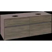 Villeroy & Boch V&B Waschtischunterschrank Collaro 140x54,8x50cm, f 2 WT, Arizona Oak
