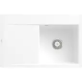 Villeroy & Boch Keramikspüle 33471FR1, Subway Style 45 Flat Einbauspüle - inkl.
