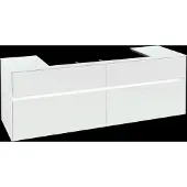 Villeroy & Boch V&B Waschtischunterschrank Collaro 160x54,8x50cm, WT mi, LED 12W, glo wh.