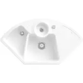 Villeroy & Boch V&B Eckspüle SOLO ECK 1075x600mm Exz-bet snow white