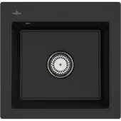 Villeroy & Boch Keramikspüle 33151FJ0, Subway 50 S flat Flächenbündige Spüle - inkl.