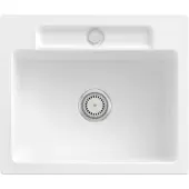Villeroy & Boch Keramikspüle 334601R1, Siluet 60 S Einbauspüle - inkl.