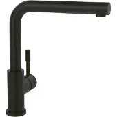 Villeroy & Boch Armatur Wasserhahn Steel Shower Window 96990106 Edelstahl massiv Matt Black Hochdruck Ausziehbare Brause - inkl.