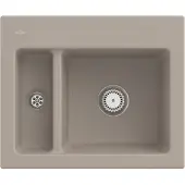 Villeroy & Boch Keramikspüle 678001AM, Subway 60 XM Einbauspüle - inkl.
