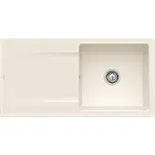 Villeroy & Boch Keramikspüle 33362FKR, Siluet 60 flat Flächenbündige Spüle - inkl.