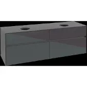 Villeroy & Boch Collaro Waschbeckenunterschrank, Wandmontage, 4 Auszüge, für 2 Waschbecken, 1600x548x500mm, C05200FP