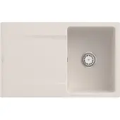 Villeroy & Boch Keramikspüle 33341FKR, Siluet 45 flat Flächenbündige Spüle - inkl.