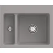 Villeroy & Boch Einbauspüle XM FLAT SUBWAY 585 x 475 mm Handbetätigung fossil