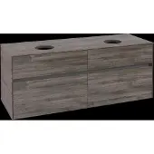 Villeroy & Boch V&B Waschtischunterschrank Collaro 140x54,8x50cm, f 2 WT, stone oak