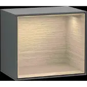 Villeroy & Boch Villeroy und Boch Finion Regalmodul F580PCGK 41,8x35,6x27cm, Regal Oak Veneer, Anthracite matt