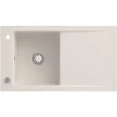 Villeroy & Boch Keramikspüle 33072FKR, Timeline 50 flat Flächenbündige Spüle - inkl.