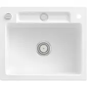 Villeroy & Boch Keramikspüle 334602RW, Siluet 60 S Einbauspüle - inkl.