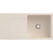 Villeroy & Boch Keramikspüle 33361FFU, Siluet 60 flat Flächenbündige Spüle - inkl.