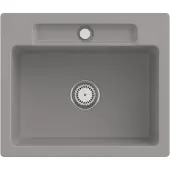 Villeroy & Boch Keramikspüle 334601KD, Siluet 60 S Einbauspüle - inkl.