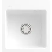 Villeroy & Boch Keramikspüle 67811FR1, Subway 45 XS flat Flächenbündige Spüle - inkl.