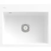 Villeroy & Boch Keramikspüle 33091FKG, Subway 60 S flat Flächenbündige Spüle - inkl.