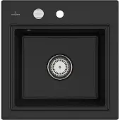 Villeroy & Boch Keramikspüle 335502J0, Subway Style 50 S Einbauspüle - inkl.