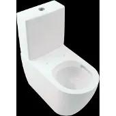 Villeroy & Boch Subway 2.0 Tiefspül-WC spülrandlos für Kombination, oval, freistehend, DirectFlush, 370x700x400mm, 5617R001, Farbe: Weiß