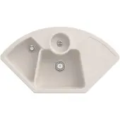Villeroy & Boch Keramikspüle 670801KR, Solo Eck Eckspüle - inkl.