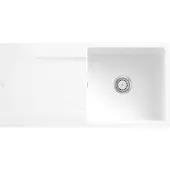 Villeroy & Boch Keramikspüle 33361FKG, Siluet 60 flat Flächenbündige Spüle - inkl.