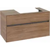 Villeroy & Boch V&B Waschtischunterschrank Collaro 100x54,8x50cm, WT rechts, kansas oak