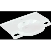 Villeroy & Boch ViCare Waschtisch, 1 Hahnloch, mit Überlauf, ungeschliffen, 800x550mm, 412080T2, Farbe: Weiß AntiBac Ceramic Plus