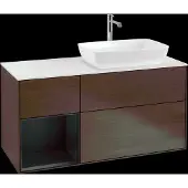 Villeroy & Boch F801PDGN Waschbeckenunterschrank Finion F80