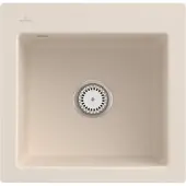 Villeroy & Boch Keramikspüle 33151FFU, Subway 50 S flat Flächenbündige Spüle - inkl.