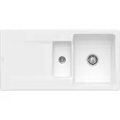 Villeroy & Boch Keramikspüle 33372FRW, Siluet 60 R flat Flächenbündige Spüle - inkl.