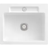 Villeroy & Boch Keramikspüle 334601RW, Siluet 60 S Einbauspüle - inkl.