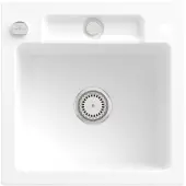 Villeroy & Boch Keramikspüle 334502R1, Siluet 50 S Einbauspüle - inkl.