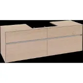 Villeroy & Boch V&B Waschtischunterschrank Collaro 160x54,8x50cm, WT mittig, nordic oak