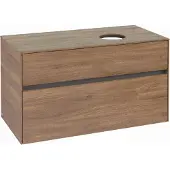 Villeroy & Boch V&B Waschtischunterschrank Collaro 100x54,8x50cm, WT rechts, kansas oak