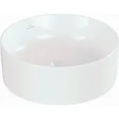 Villeroy & Boch Aufsatzwaschbecken Collaro 4A1840, 400 x 400 mm, Rund, ohne Überlauf, Weiß Alpin, 1 Stk.