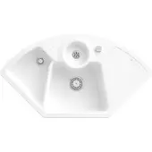 Villeroy & Boch Keramikspüle 670802R1, Solo Eck Eckspüle - inkl.